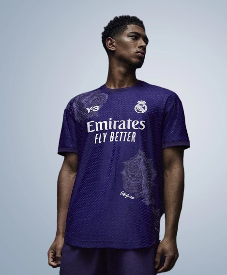 Jude Bellingham - Real Madrid X Yamamoto Purple Jersey Season 24/25 (With Shorts)