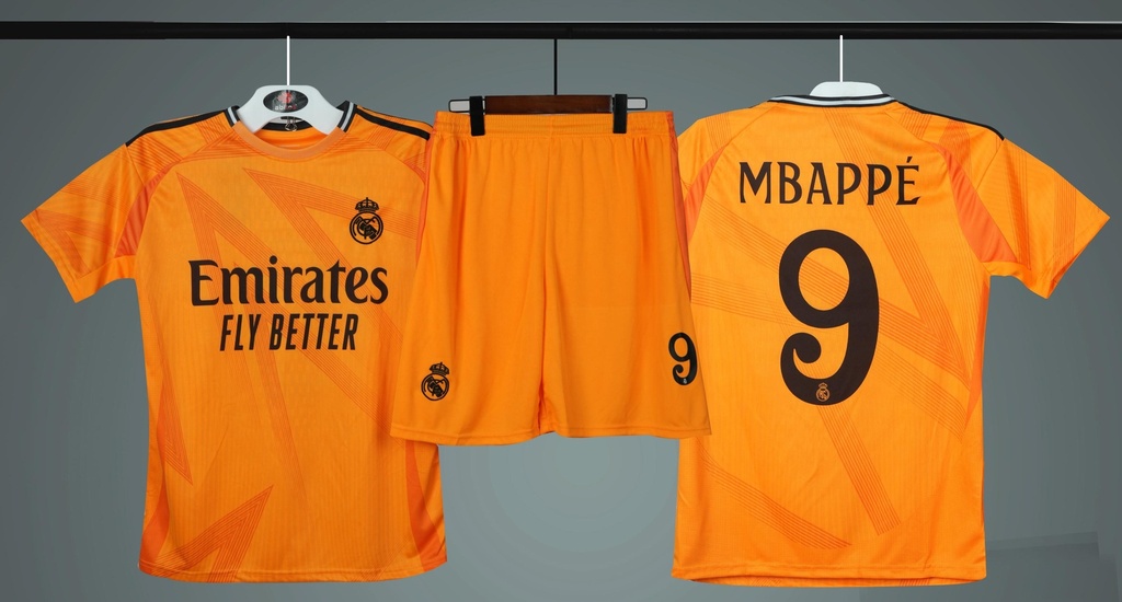 Kylian Mbappé - Real Madrid Season 24/25 Away Jersey (With Shorts)