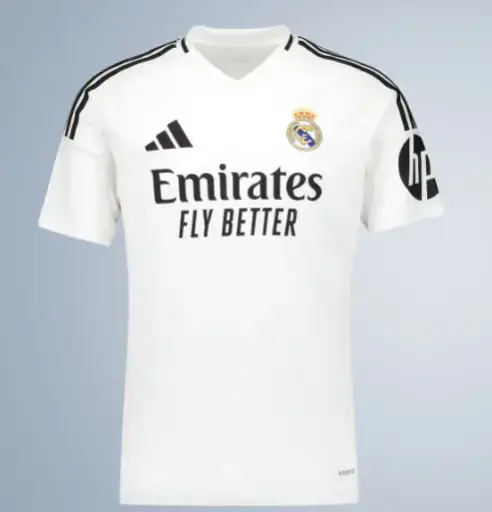 Real Madrid Season 24/25 Home Jersey (With Shorts , Customizable) 