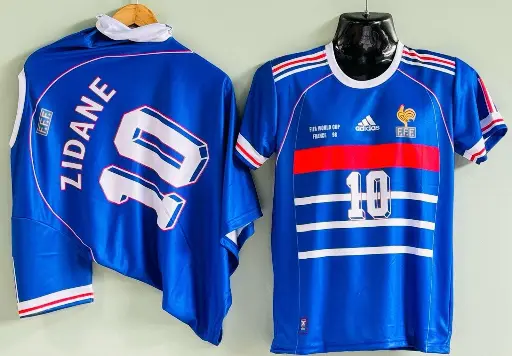 Zinedine Zidane - France National Team Home Retro Jersey (Only Jersey) 